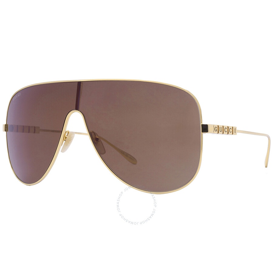 Gucci Brown Shield Ladies Sunglasses GG1436S 002 99 - 5