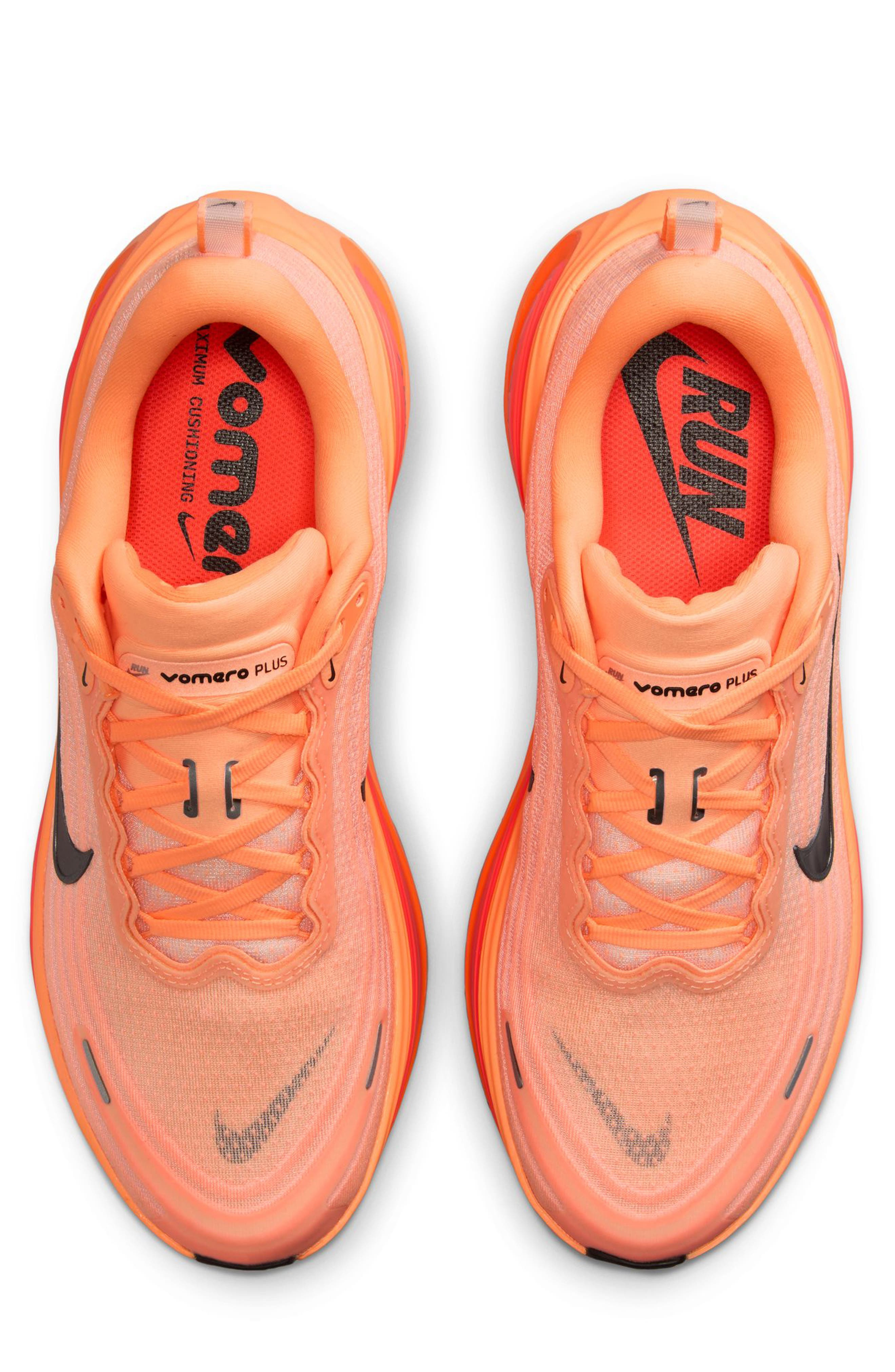 Nike Vomero Plus Running Shoe in Orange/Black at Nordstrom - 3