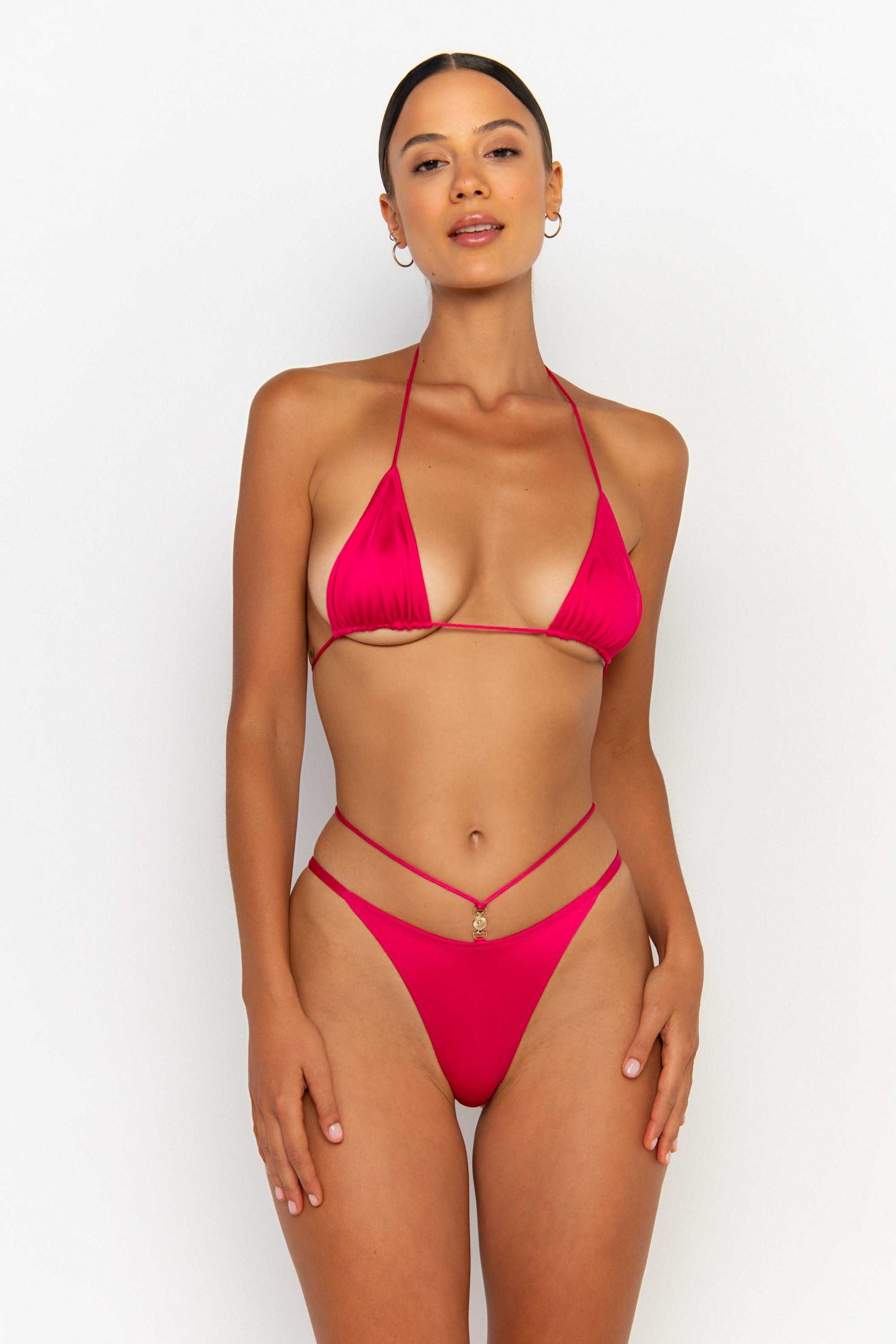 KAMILLA Magenta - Brazilian Bikini Bottoms - 4