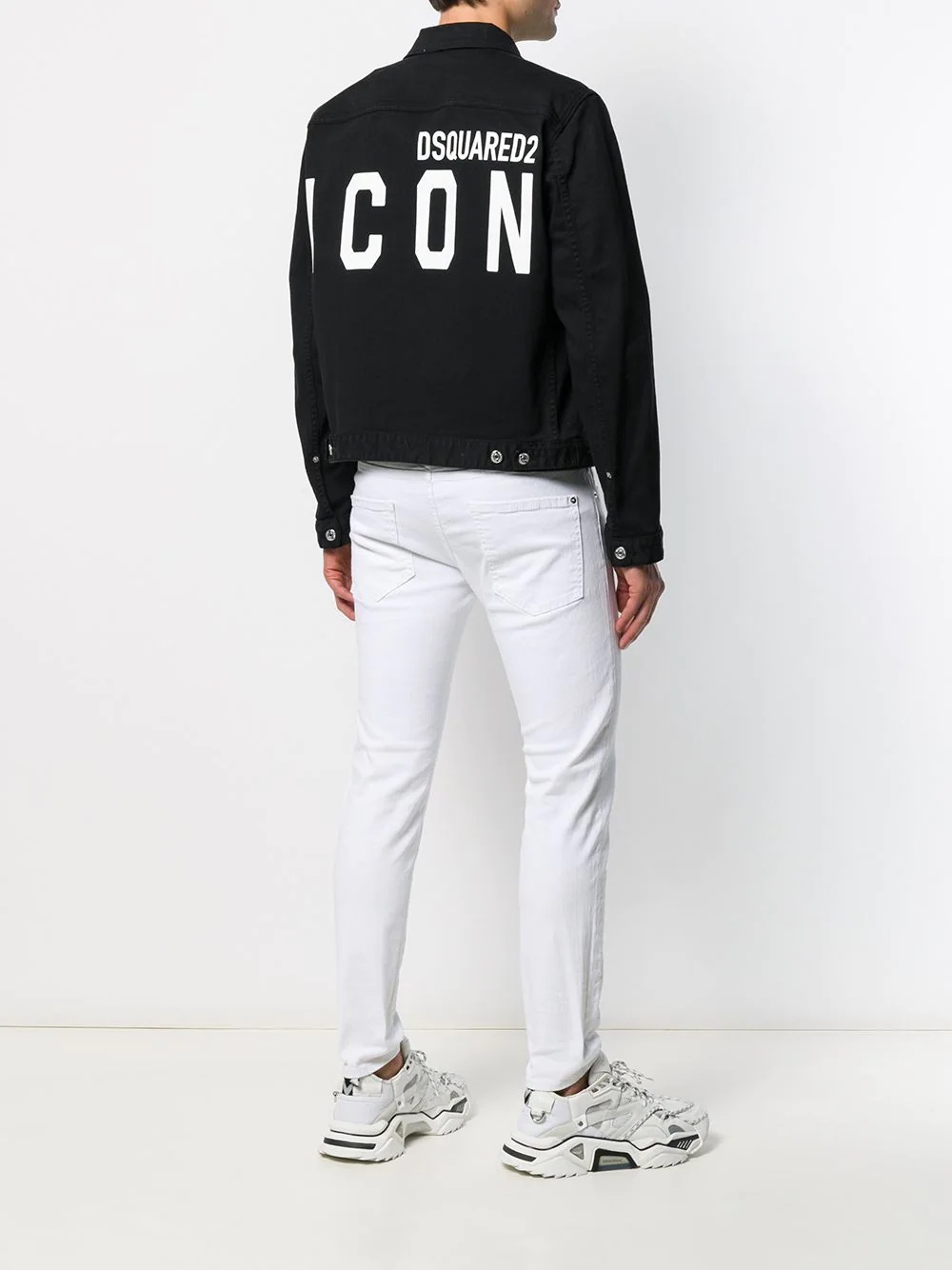 ICON logo denim jacket - 2