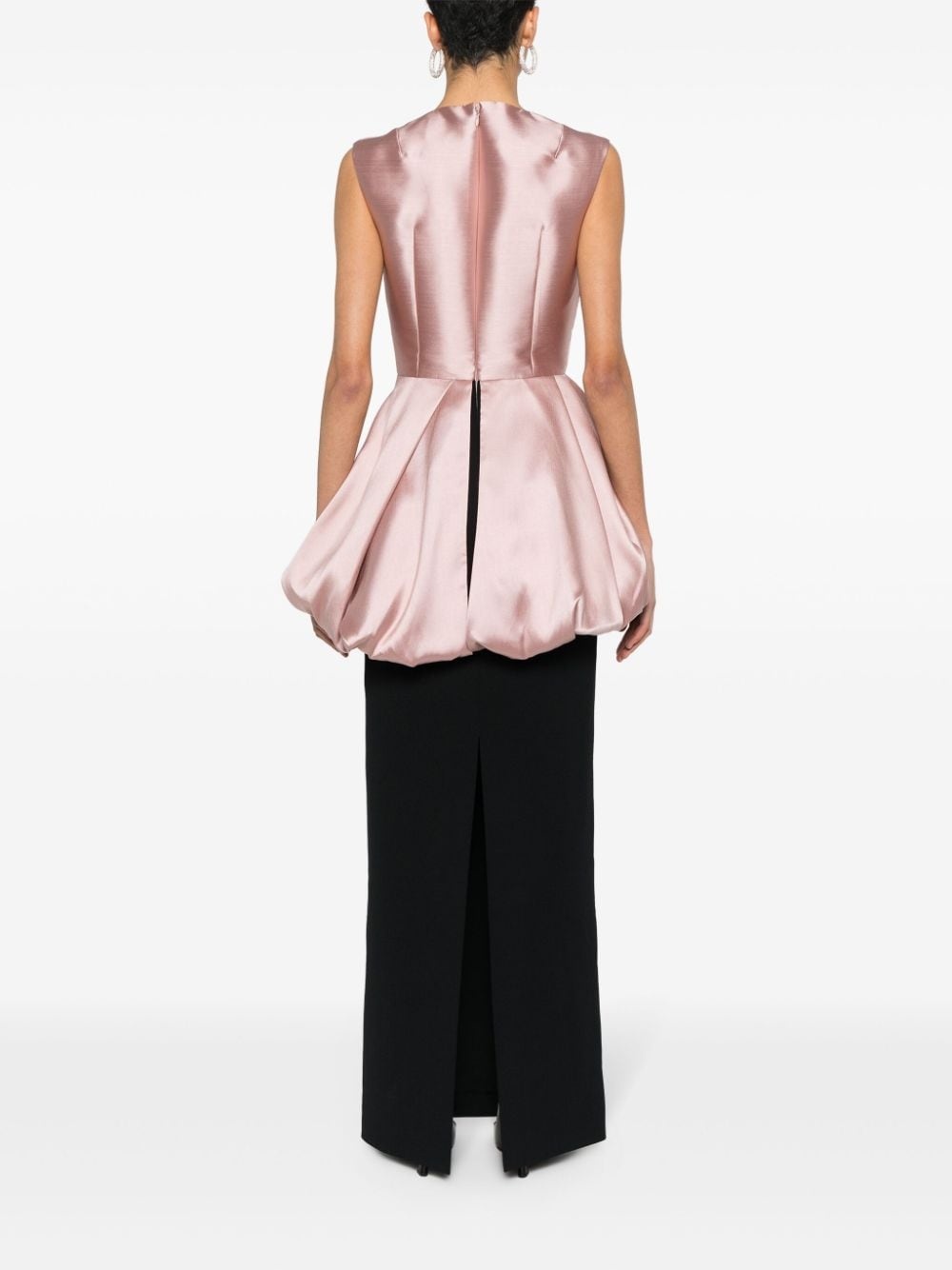 Emi peplum-detail dress - 4