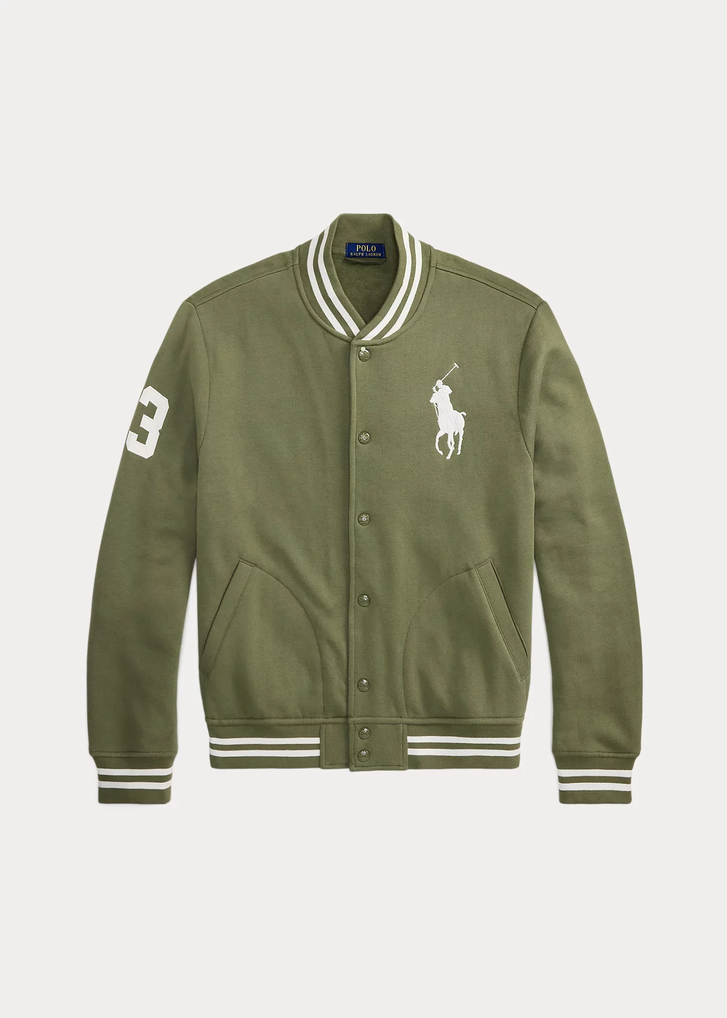 Big Pony Fleece Baseball Jacket - 1