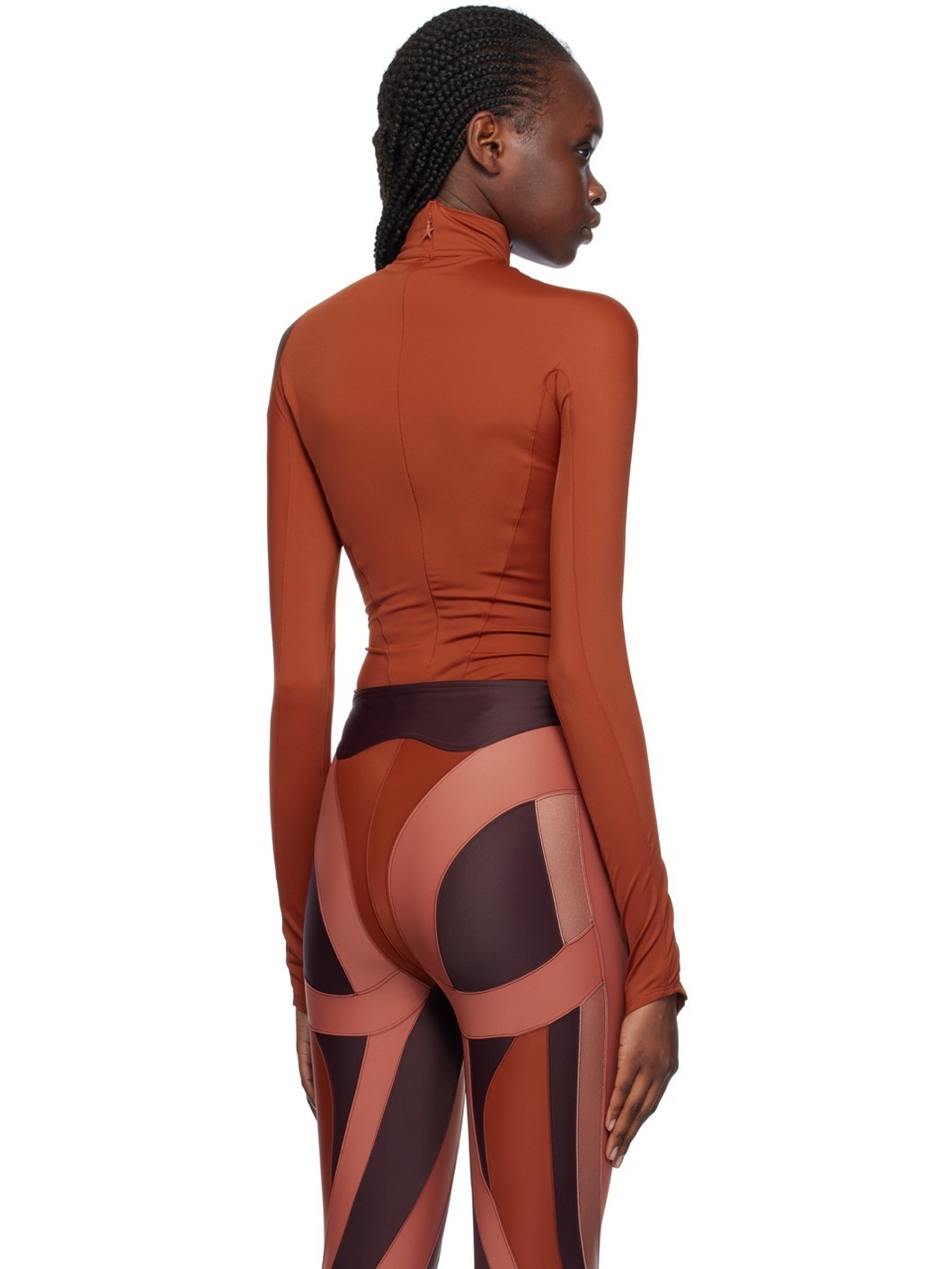 Tan Swirly Bodysuit - 3