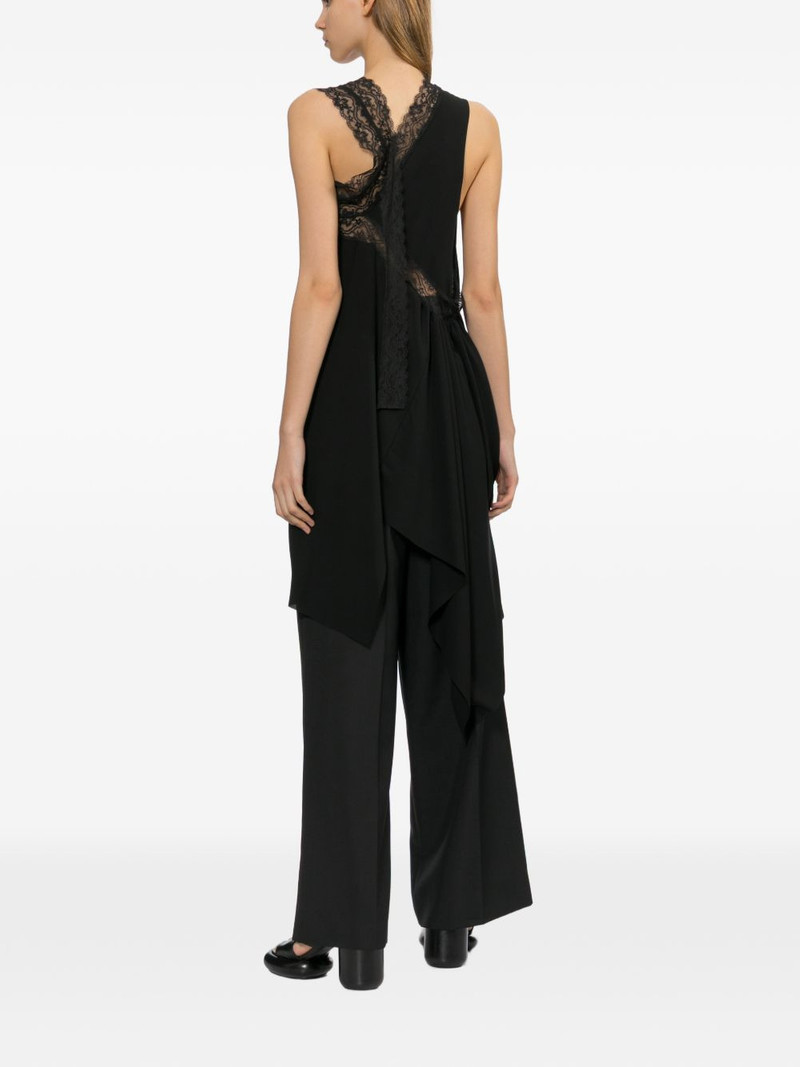 asymmetric draped gathered midi dress 4