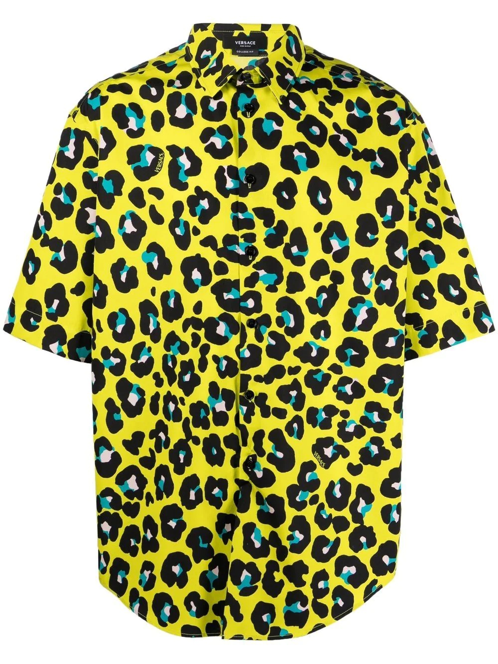 all-over leopard-print shirt - 1