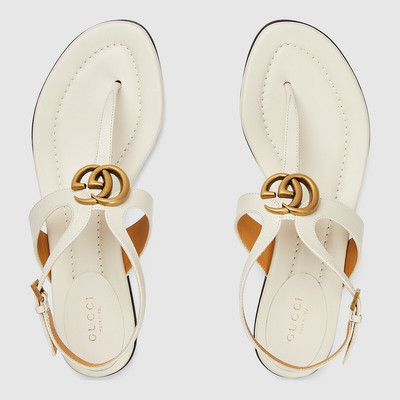 GUCCI Women's Double G thong sandal outlook