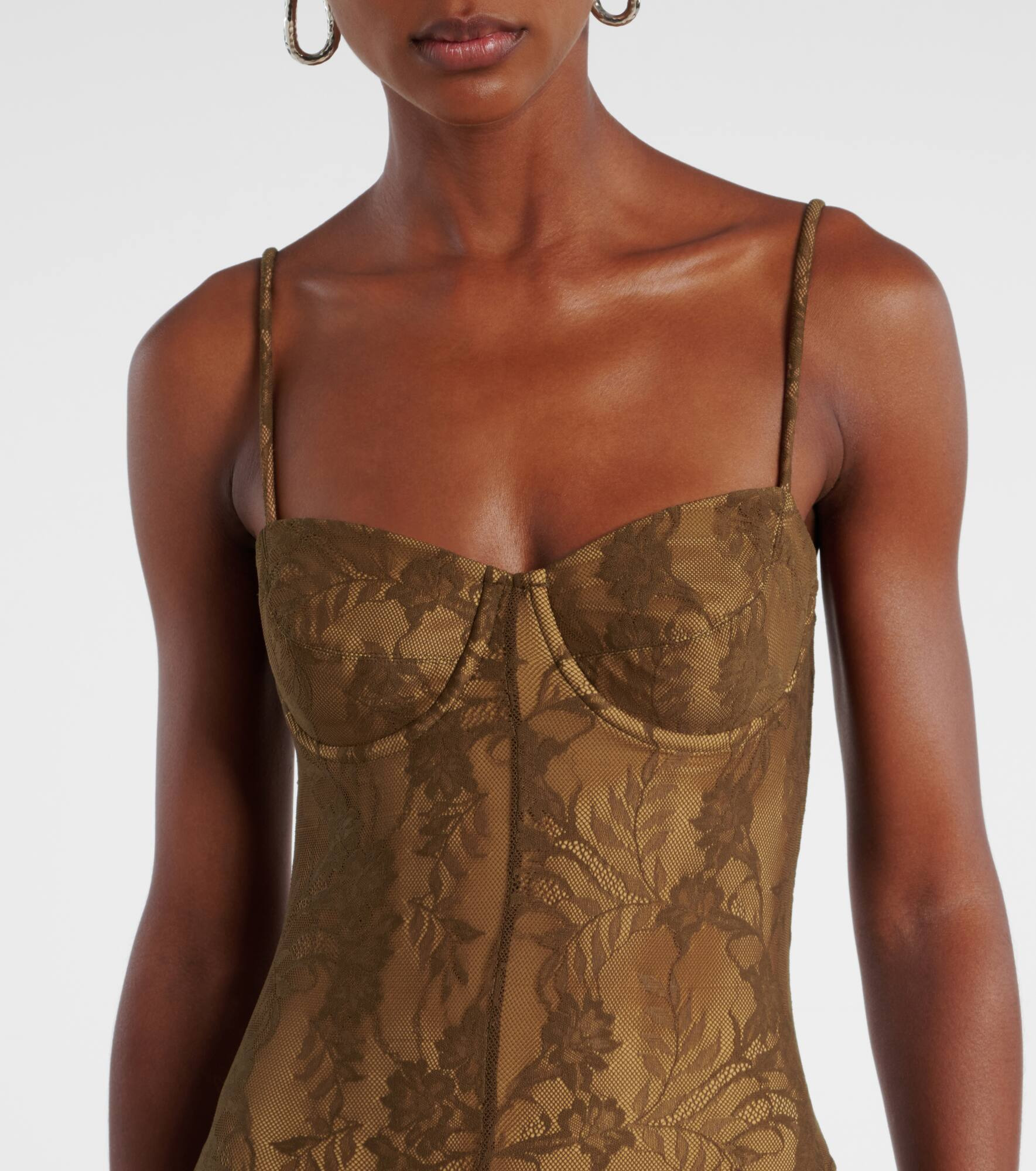 Floral lace jumpsuit - 4
