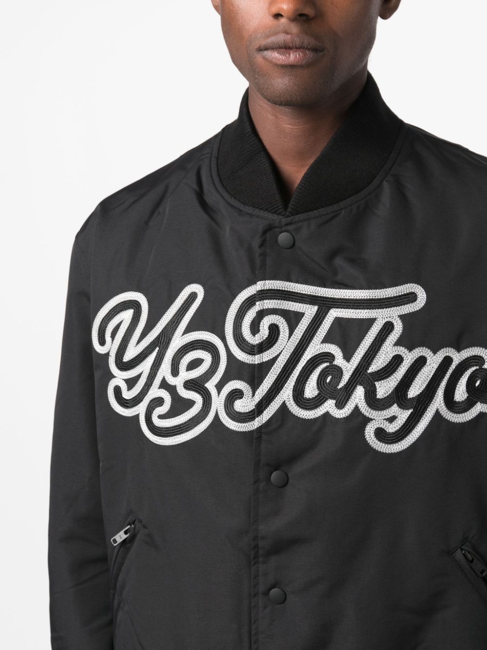 Y-3 Team logo-embroidered jacket - 5