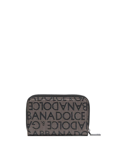 Dolce & Gabbana jacquard-logo cotton-blend wallet outlook