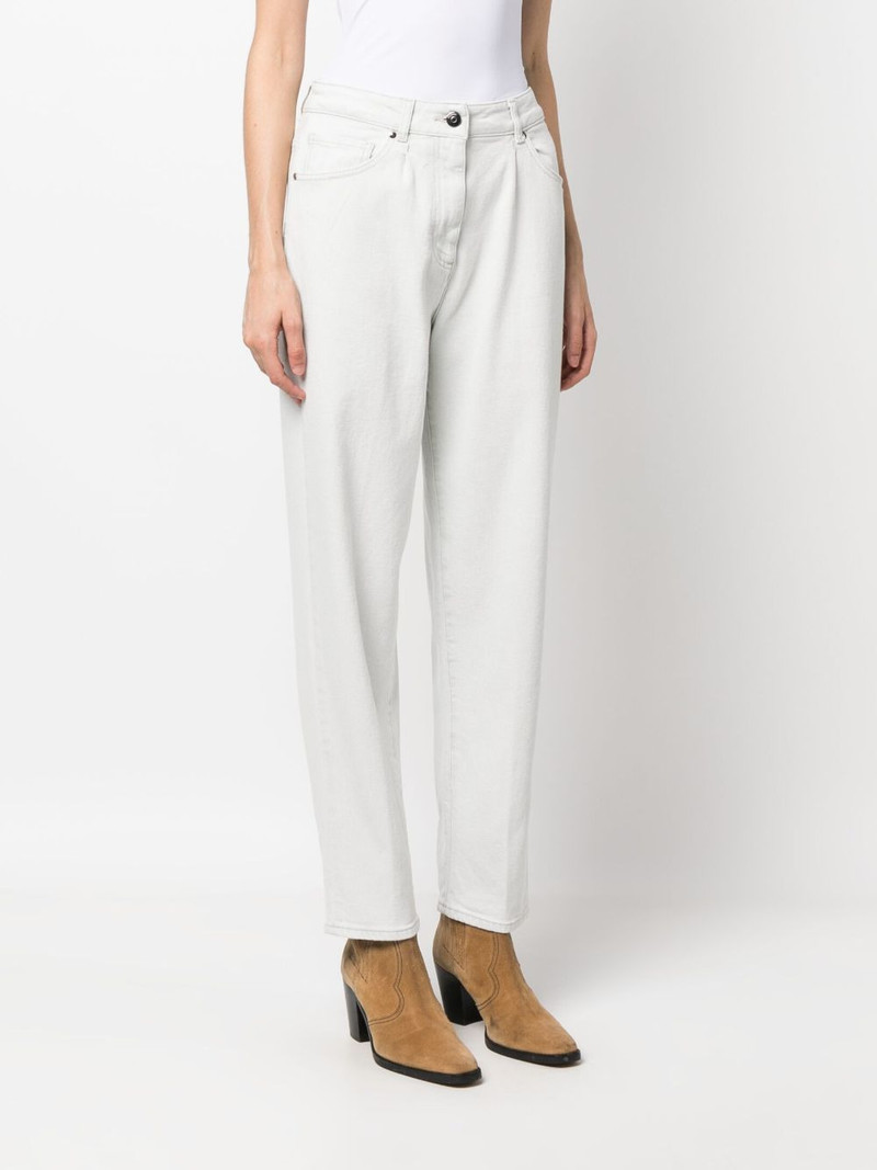 light-wash tapered-leg jeans 3
