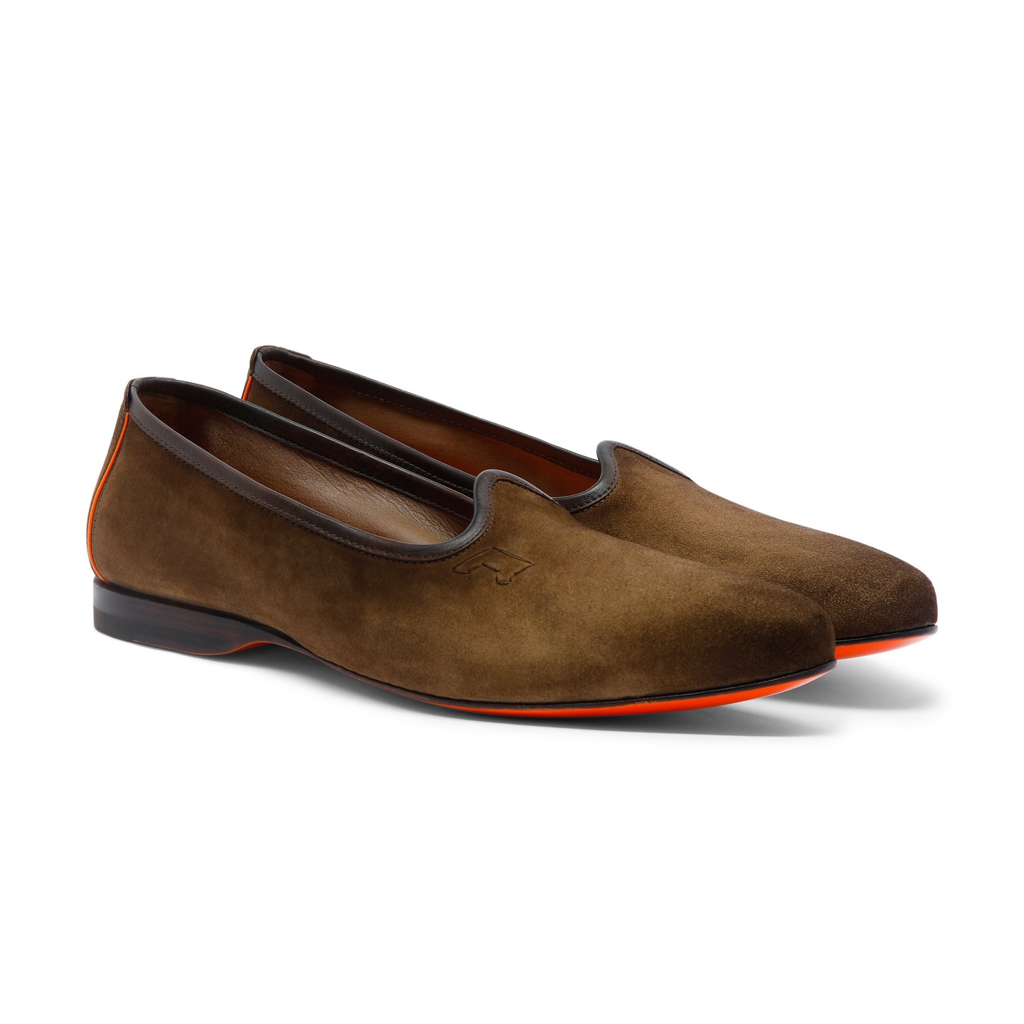 Men's brown suede loafer - 3