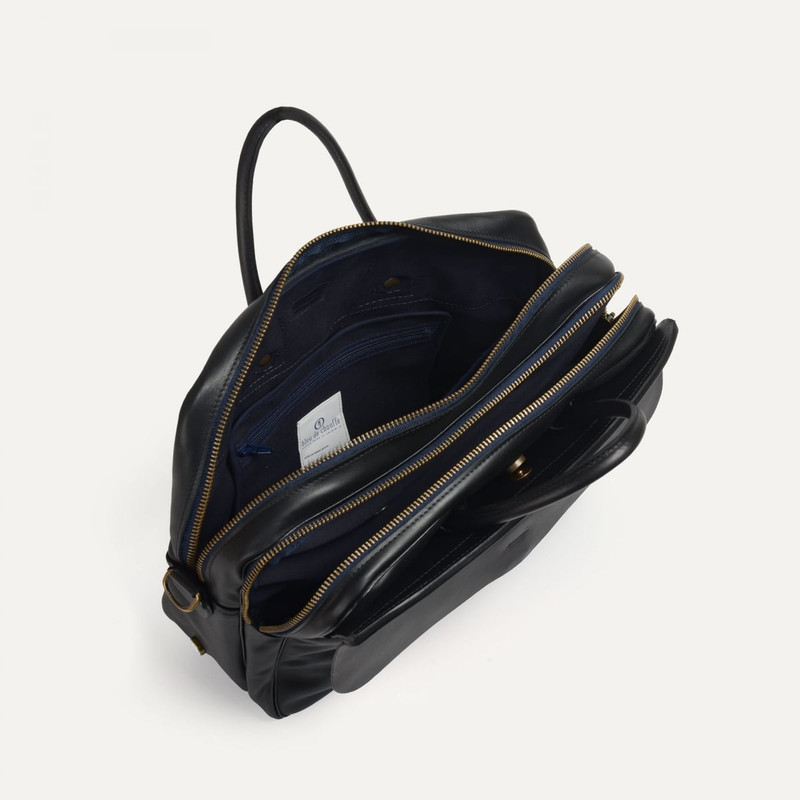 ZEPPO DUO LISCIO BUSINESS BAG - BLACK 5
