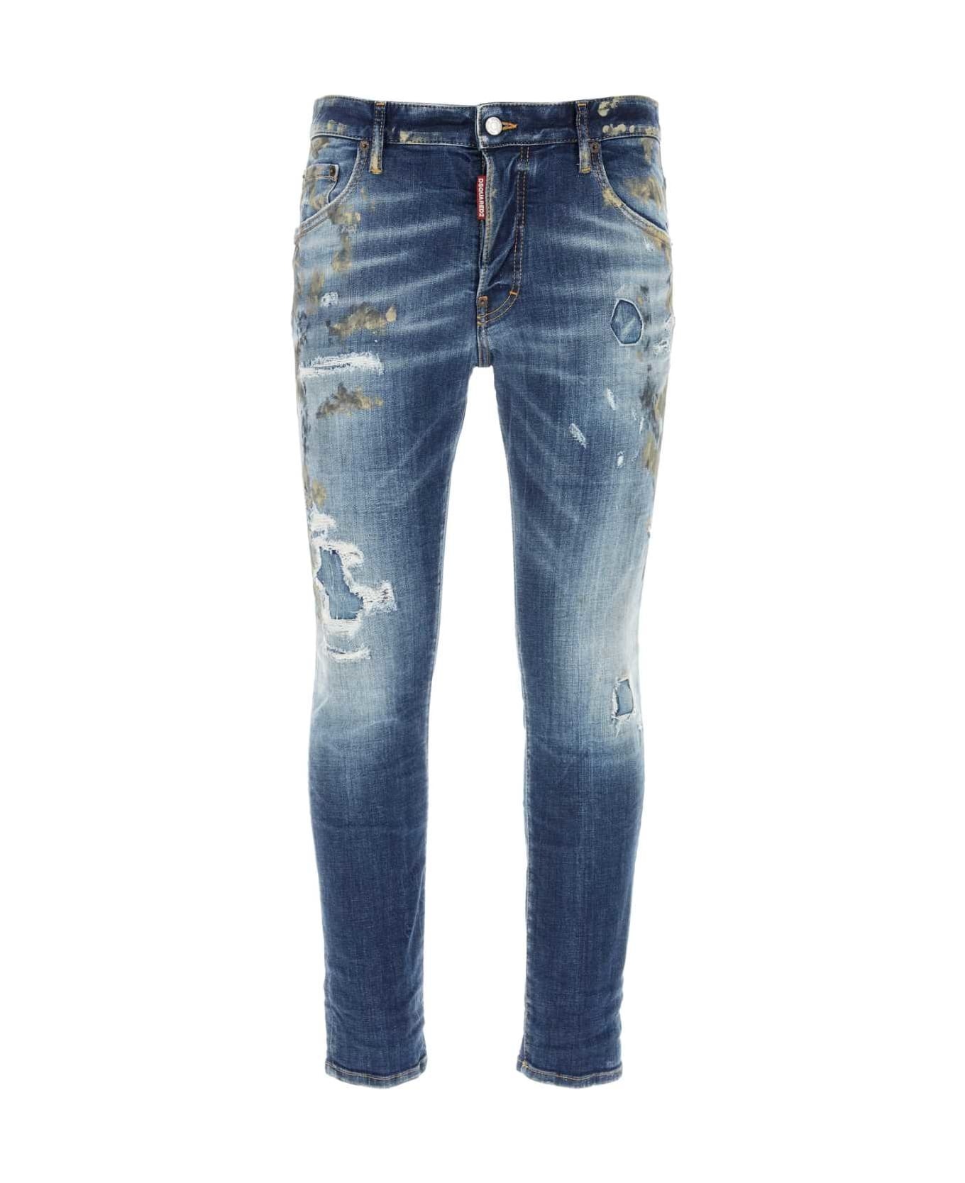 Stretch Denim Skater Jeans - 1