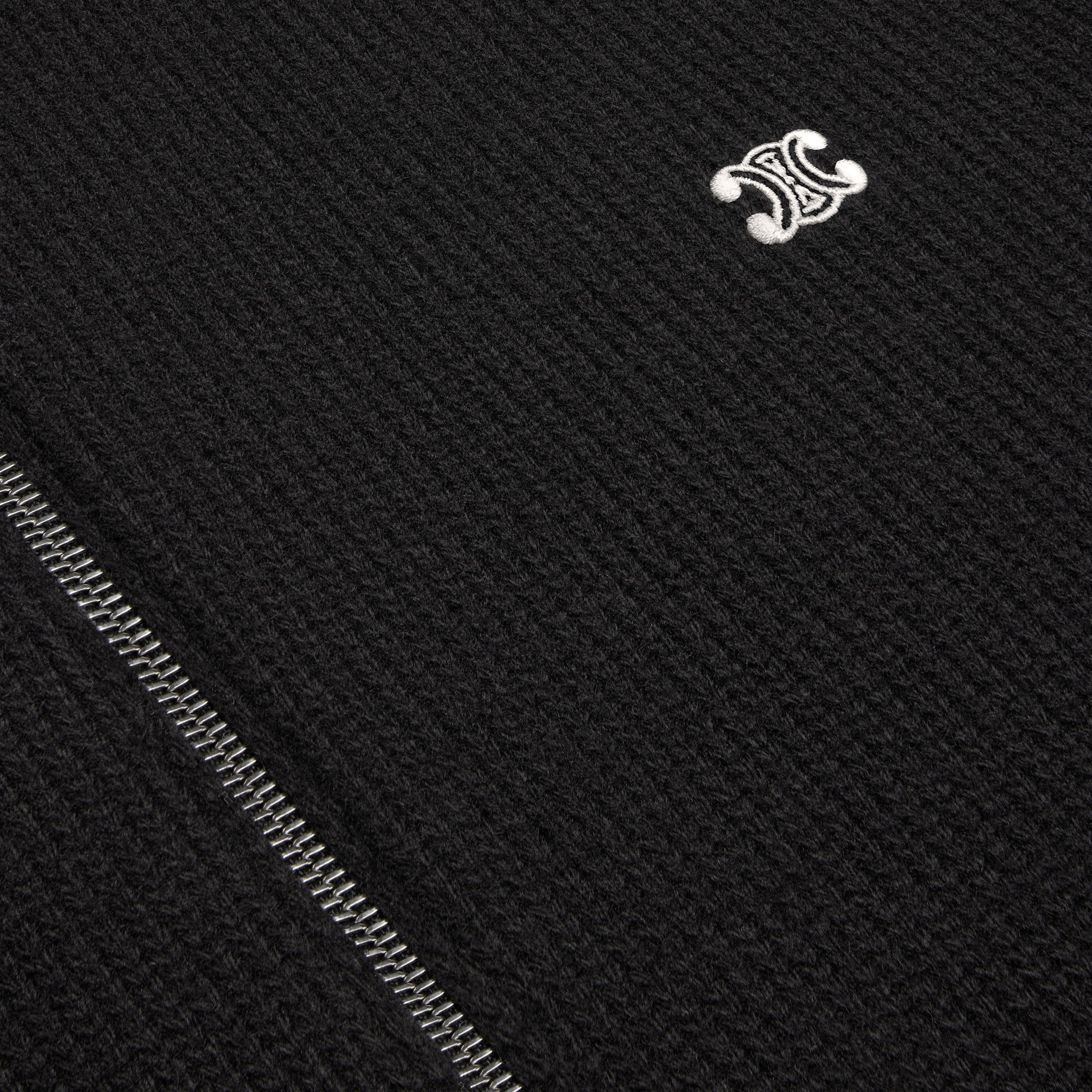 triomphe hooded sweater in wool and cashmere - 4