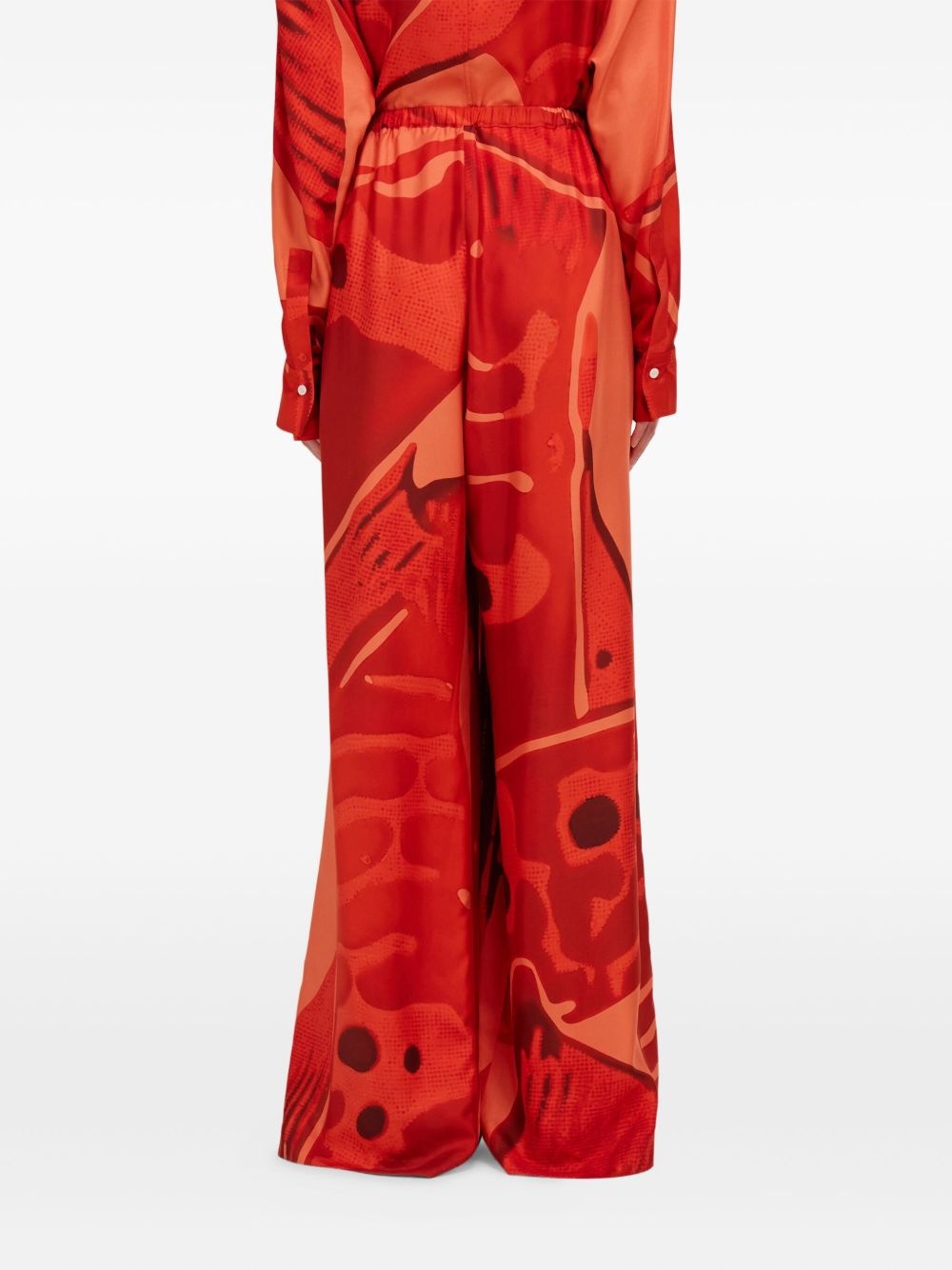 silk palazzo trousers - 3