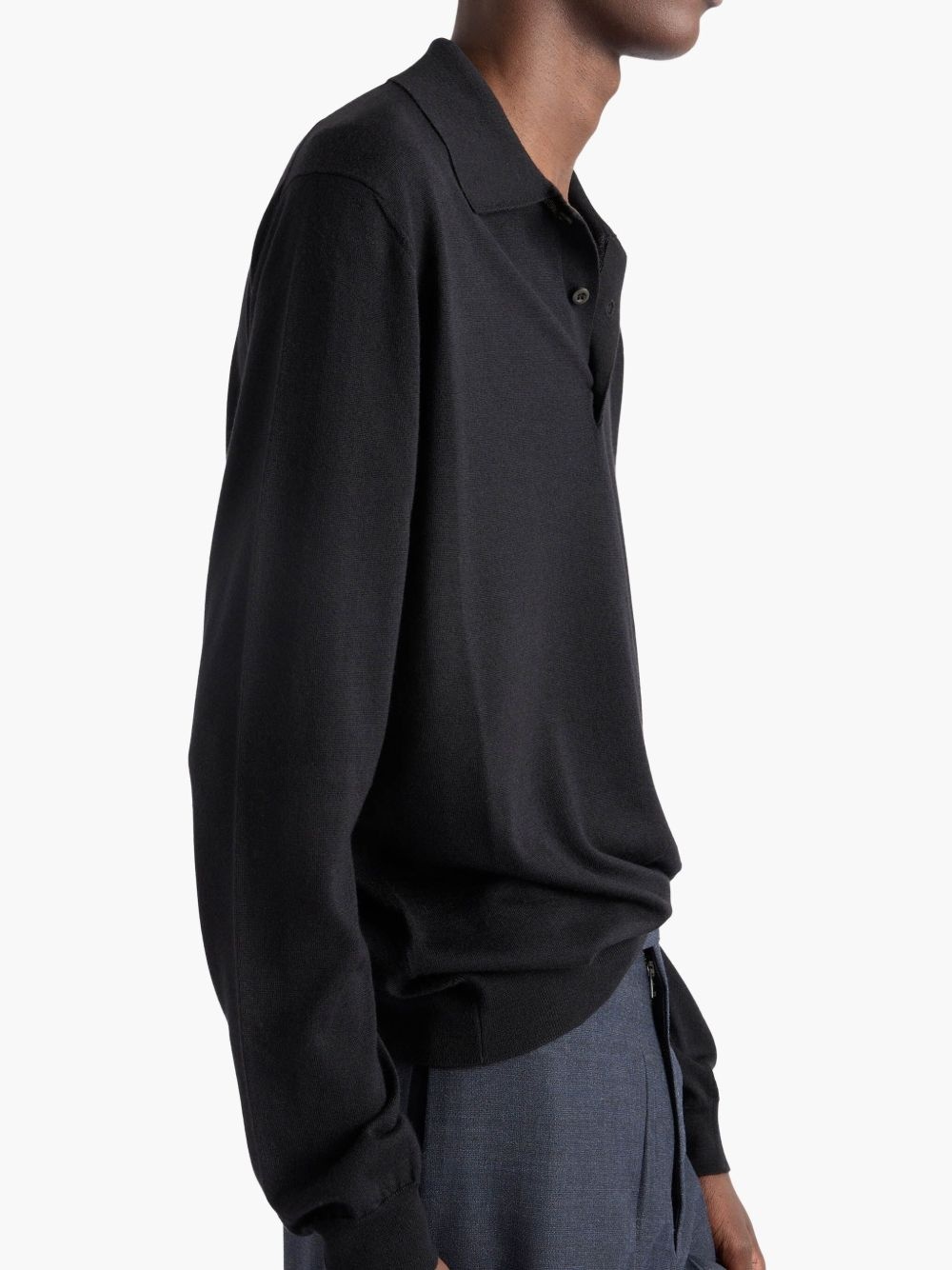 knitted polo shirt - 5