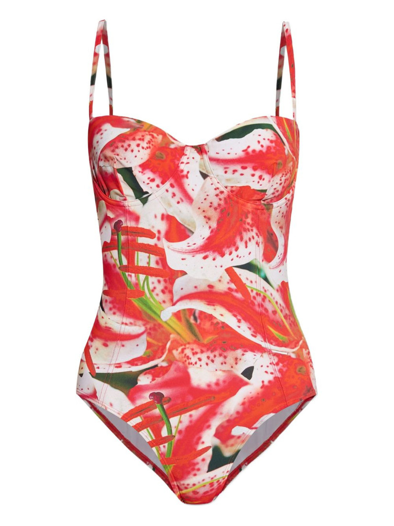 floral-print swimsuit 1