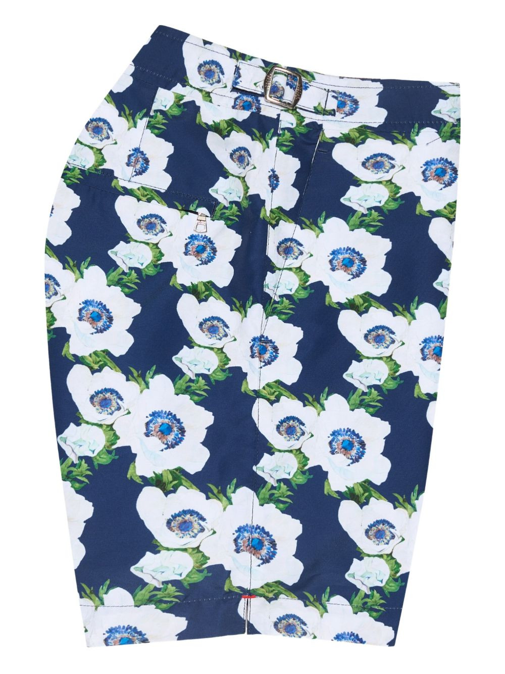 Bulldog floral-print swim shorts - 2