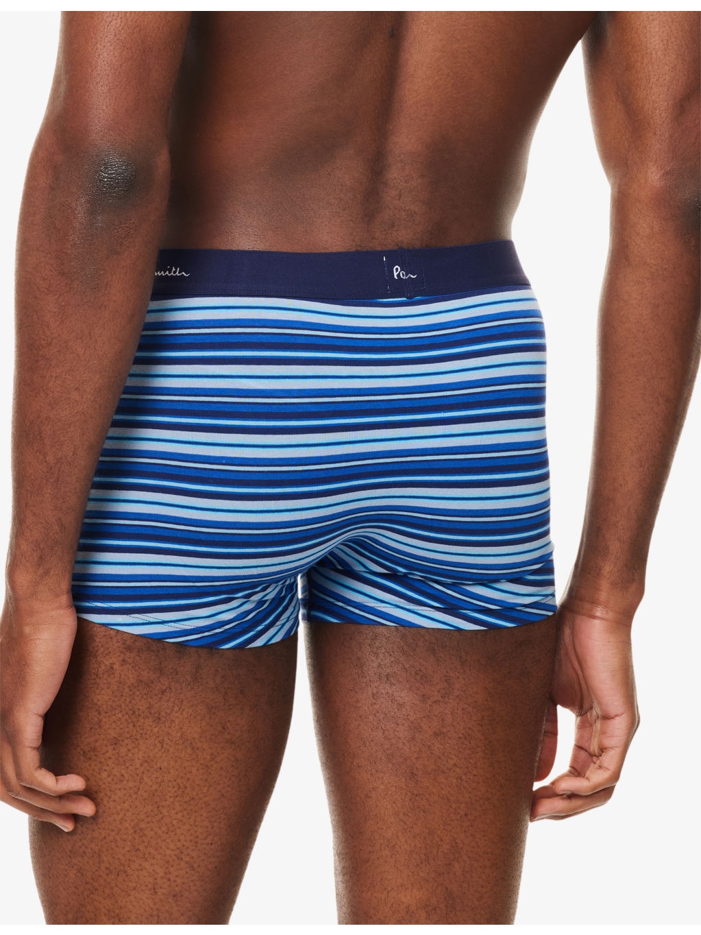 Striped Logo-Branded Pack Of Five Cotton-Jersey Trunks - 3