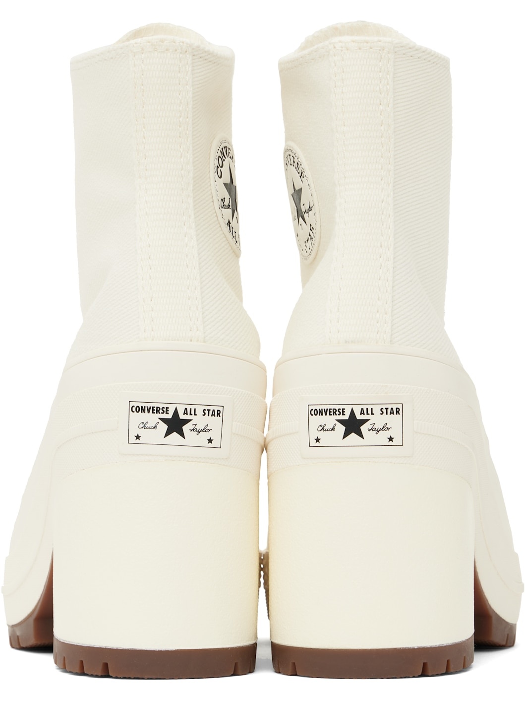 White Chuck 70 De Luxe Heel High Top Sneakers - 2