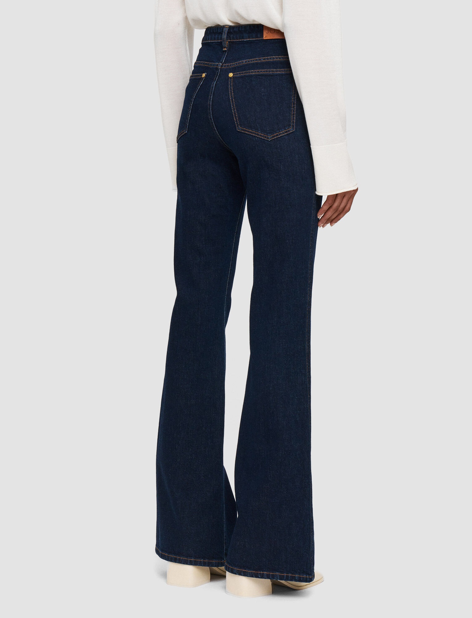 Denim Stretch Bond Trousers - 3
