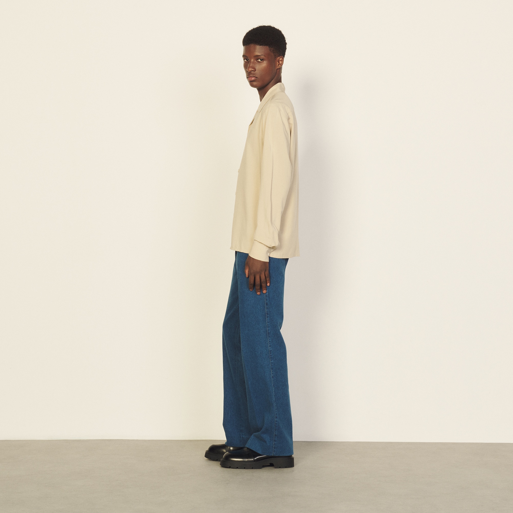 Floaty viscose shirt - 4