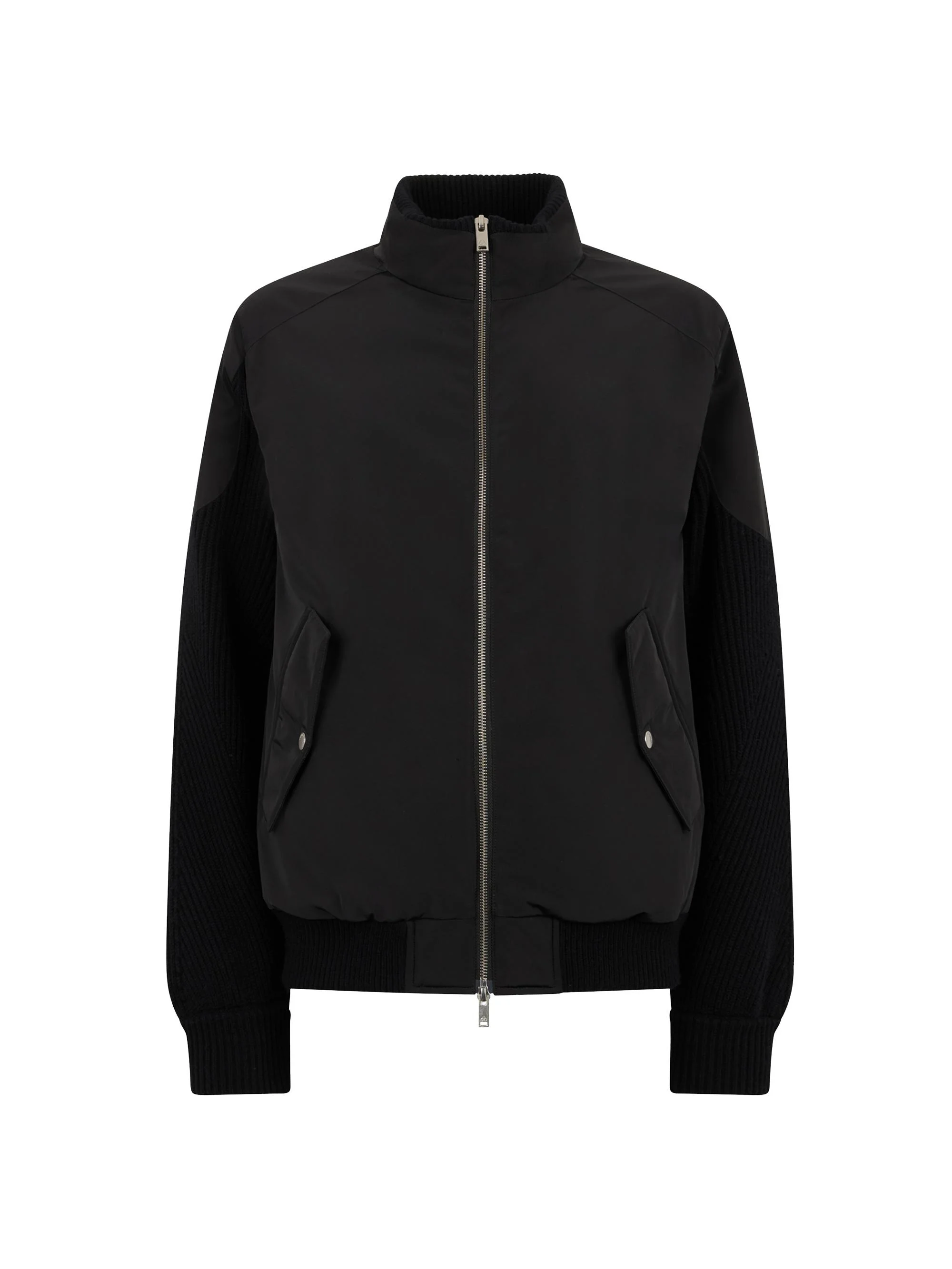 Men's Memory Magnus Mixed-Media Wool Regular-Fit Jacket - Black - 1