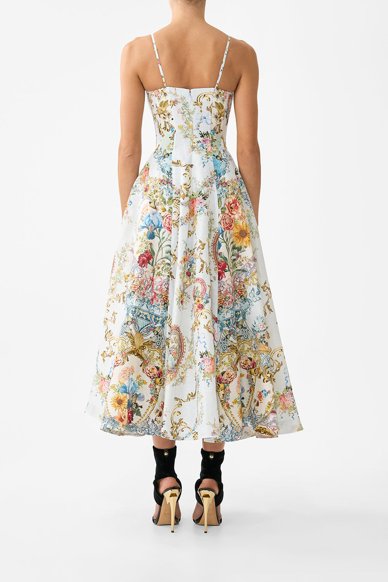 CAMILLA CORSET DRESS WITH LONG FLARED SKIRT outlook