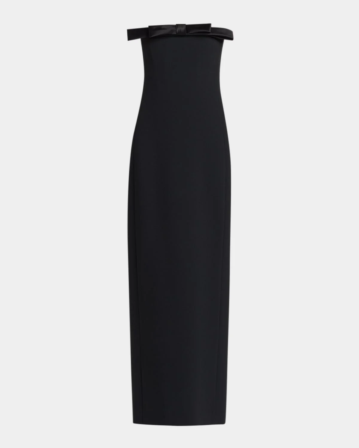 Bow Strapless Column Gown - 1