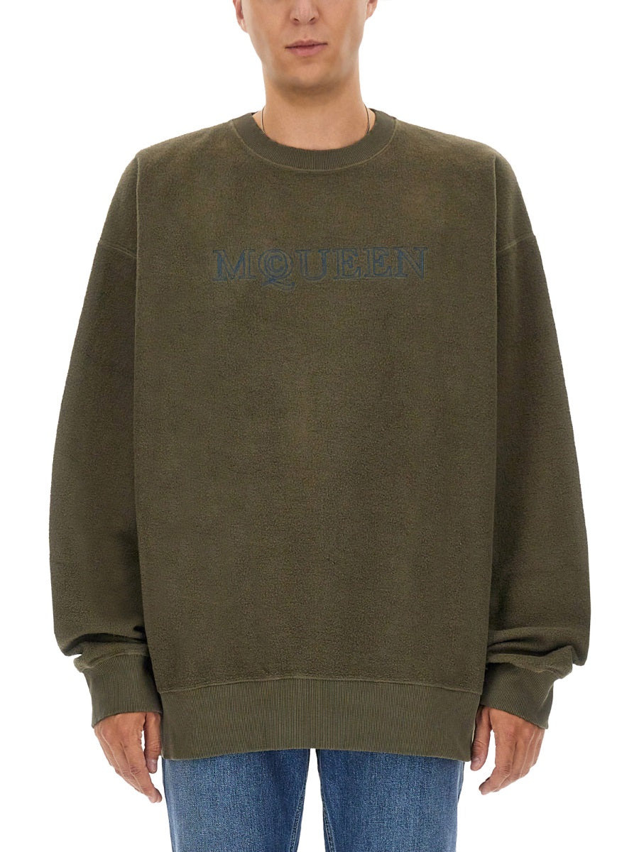 Alexander Mcqueen Men Sweatshirt With Logo - 1