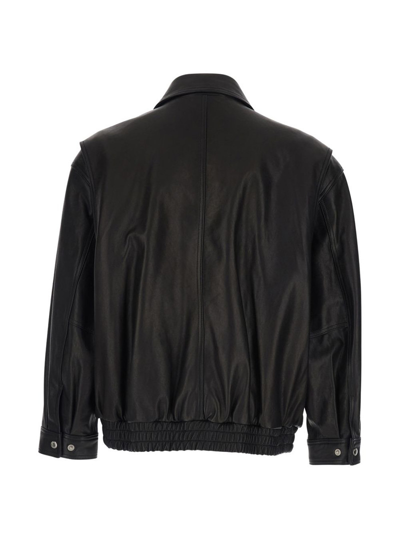 Dunst front-pockets leather jacket outlook