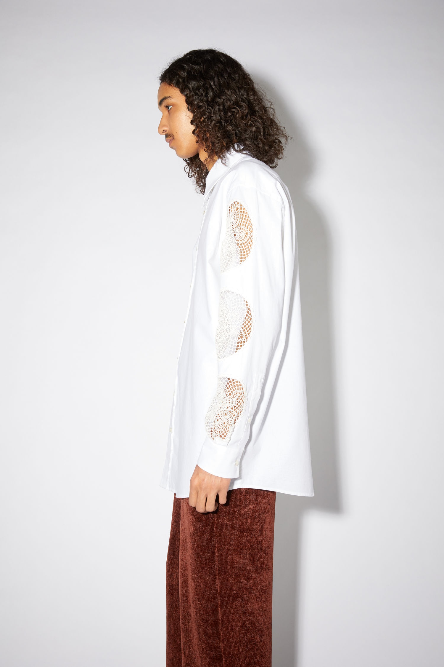 Crochet shirt - White - 4