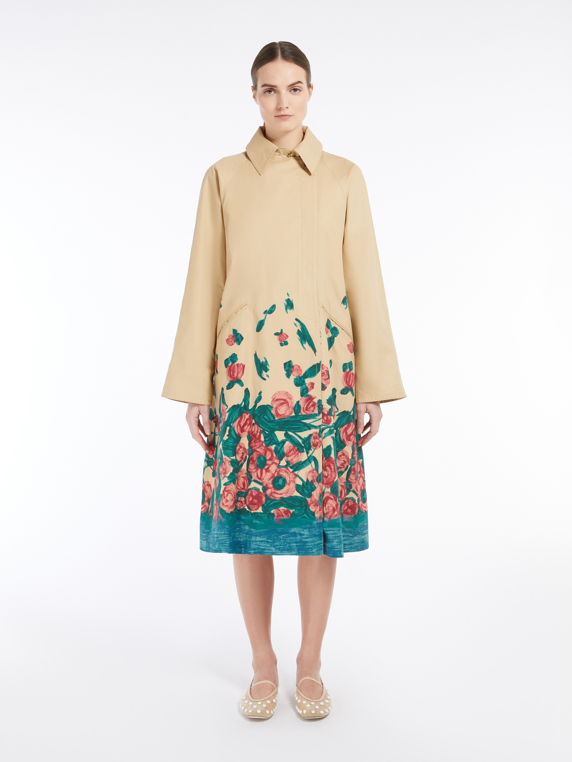 PESCO Water-repellent cotton gabardine trench coat - 3