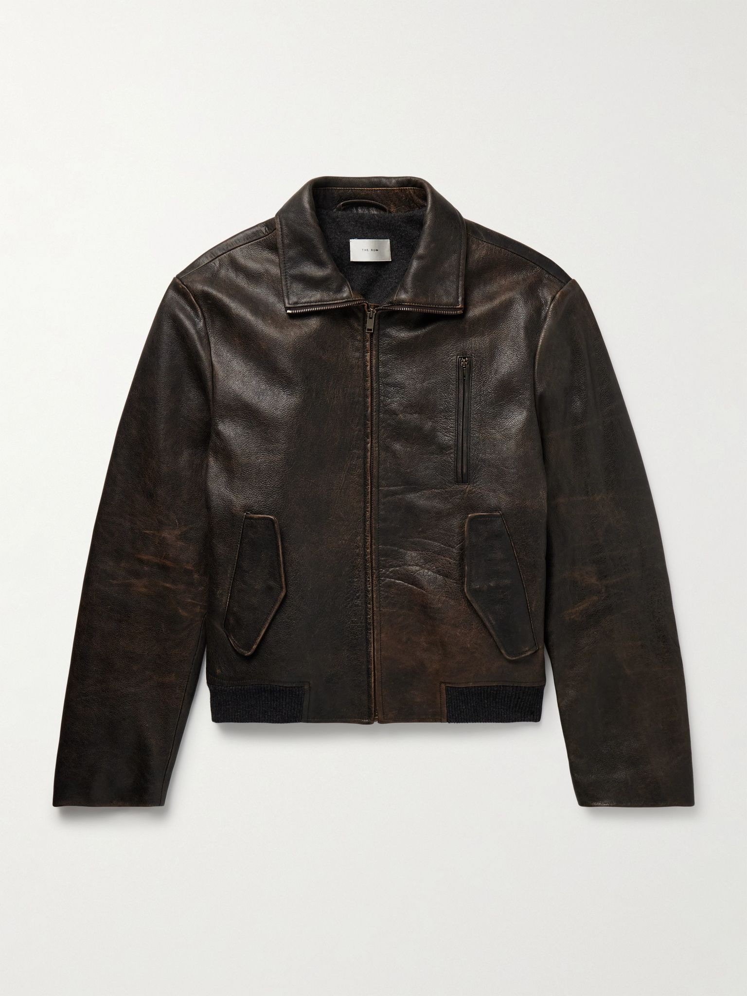 Akia Leather Jacket Brown - 1