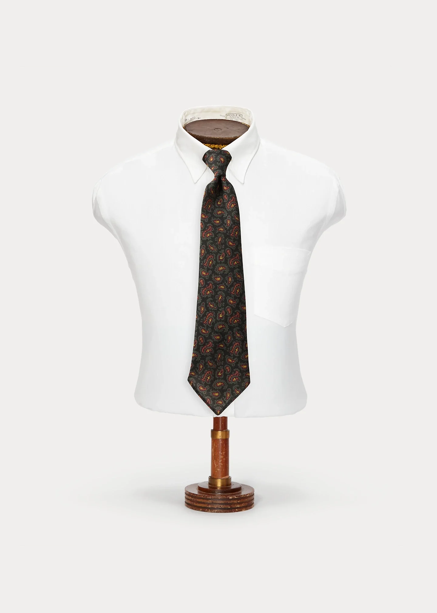 Handmade Pine Wool Challis Tie - 1