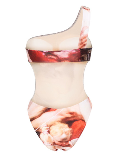 Vivienne Westwood Brown The Kiss Swimsuit outlook