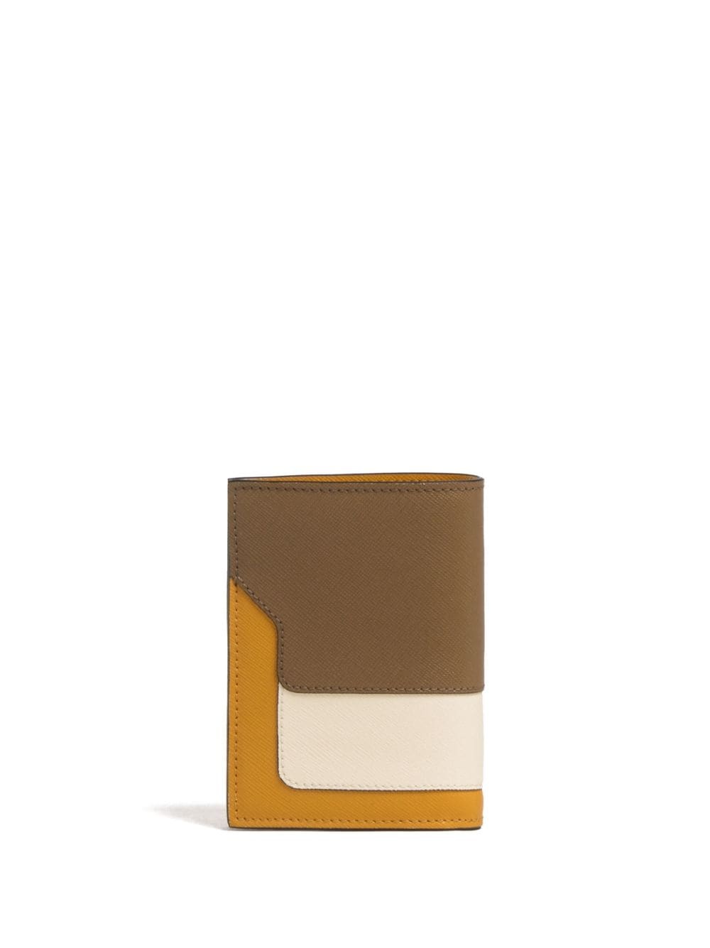 colour-block bi-fold leather wallet - 2