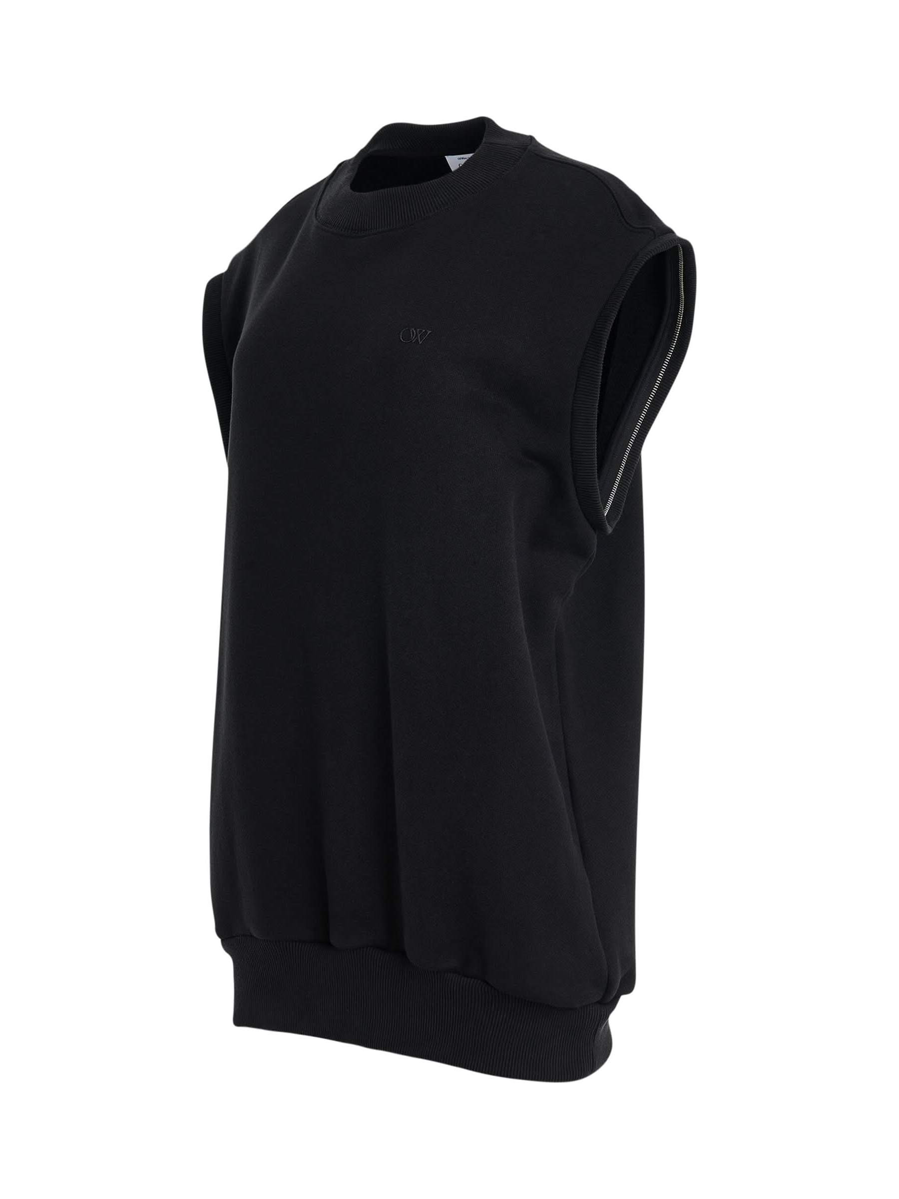 Small Arrow Bow Twist Sweatshirt in Black - 6