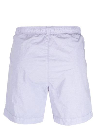 C.P. Company logo-patch elasticated-waist shorts outlook