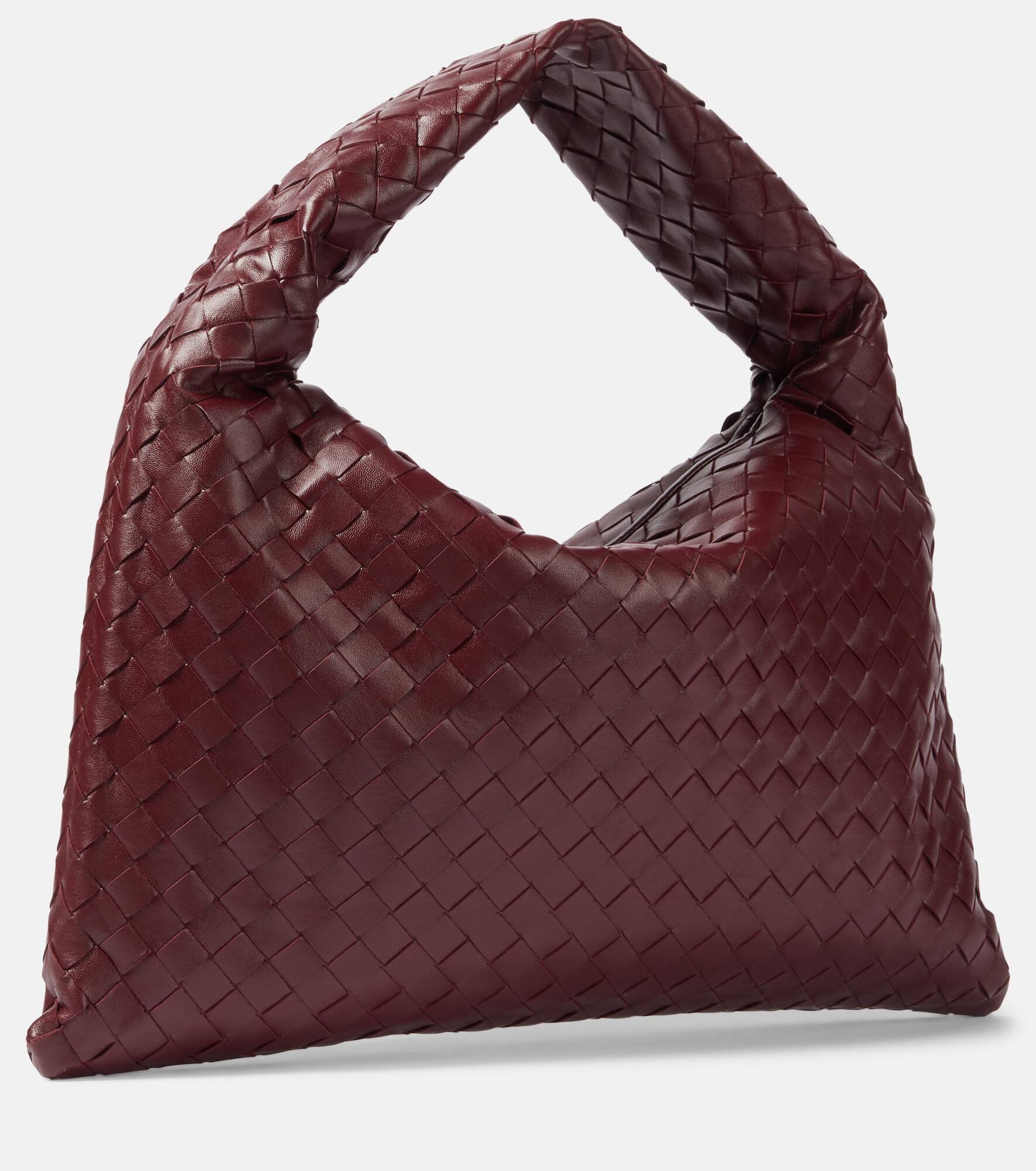 Hop Intrecciato Medium leather tote bag - 4