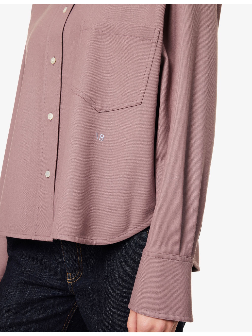 Logo-Embroidered Long-Sleeve Woven Shirt - 5