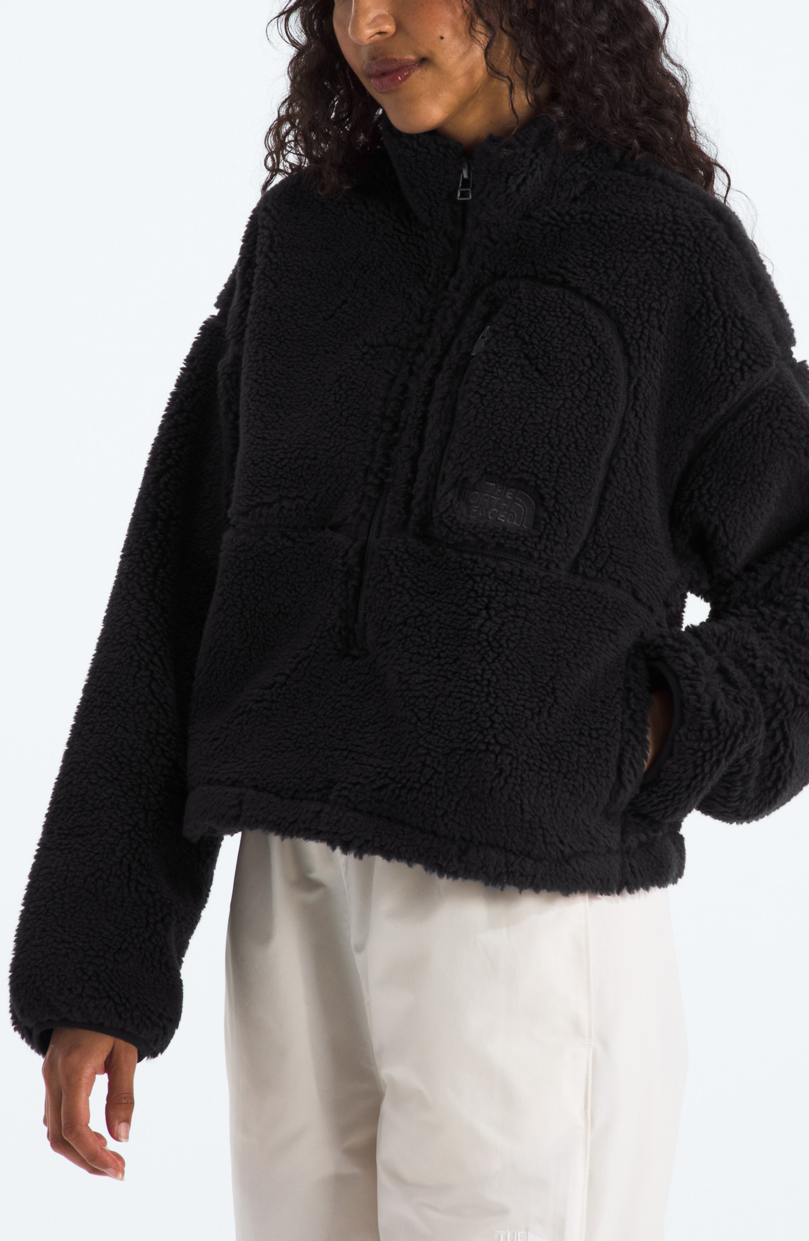 The North Face Extreme Pile Pullover in Tnf Black at Nordstrom - 3