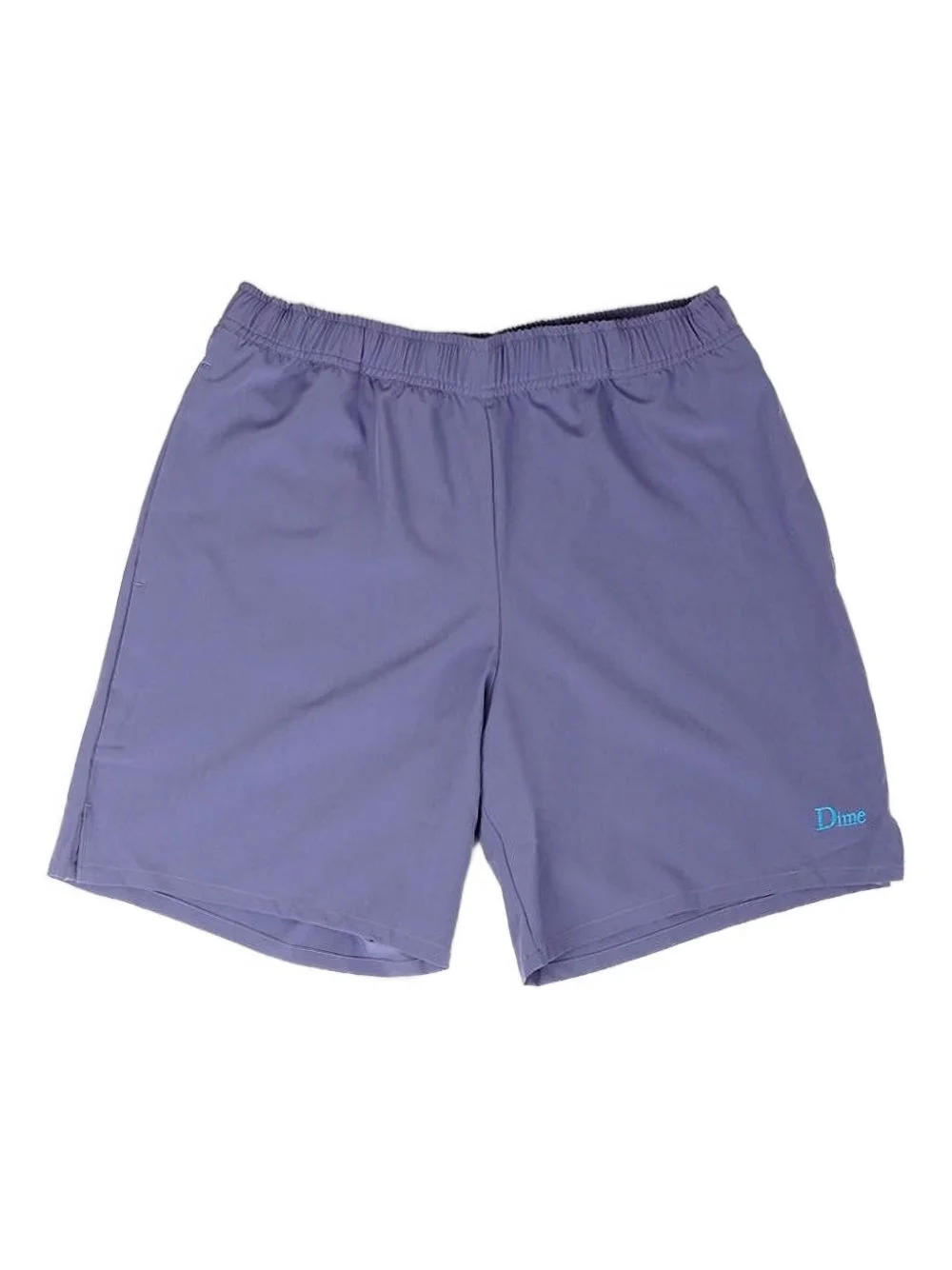 embroidered-logo side-split shorts - 1