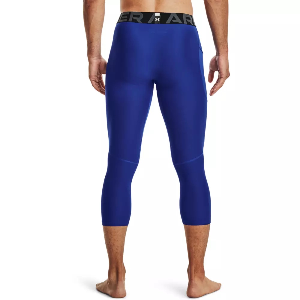 Men's Royal HeatGear Armour Â¾ Leggings - 2