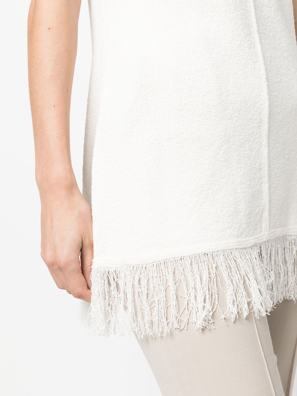 fringe-detailing cardigan - 5