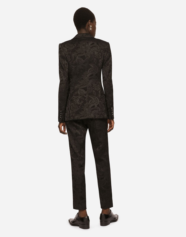 Floral jacquard Turlington blazer - 5