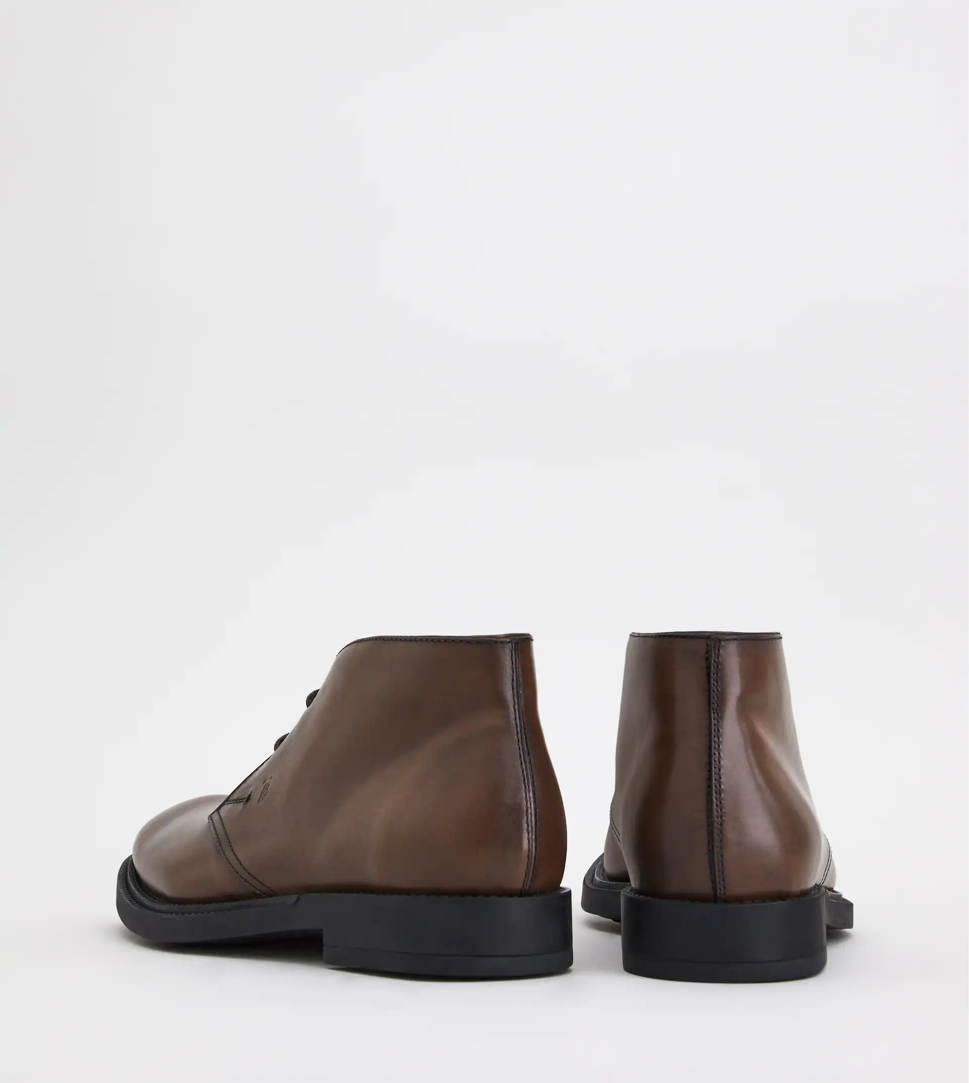 DESERT BOOTS IN LEATHER - BROWN - 3