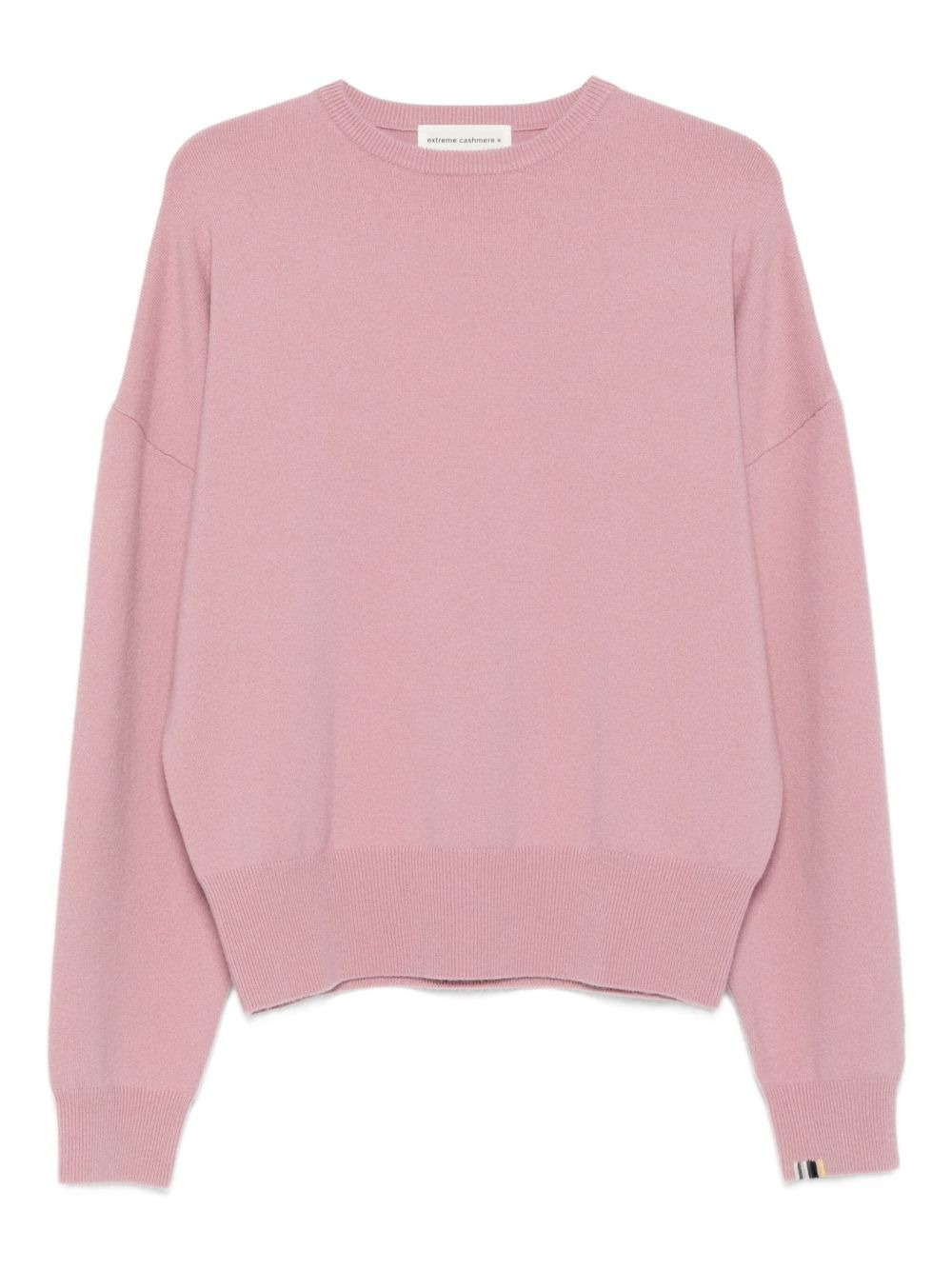 round-neck cashmere sweater - 1