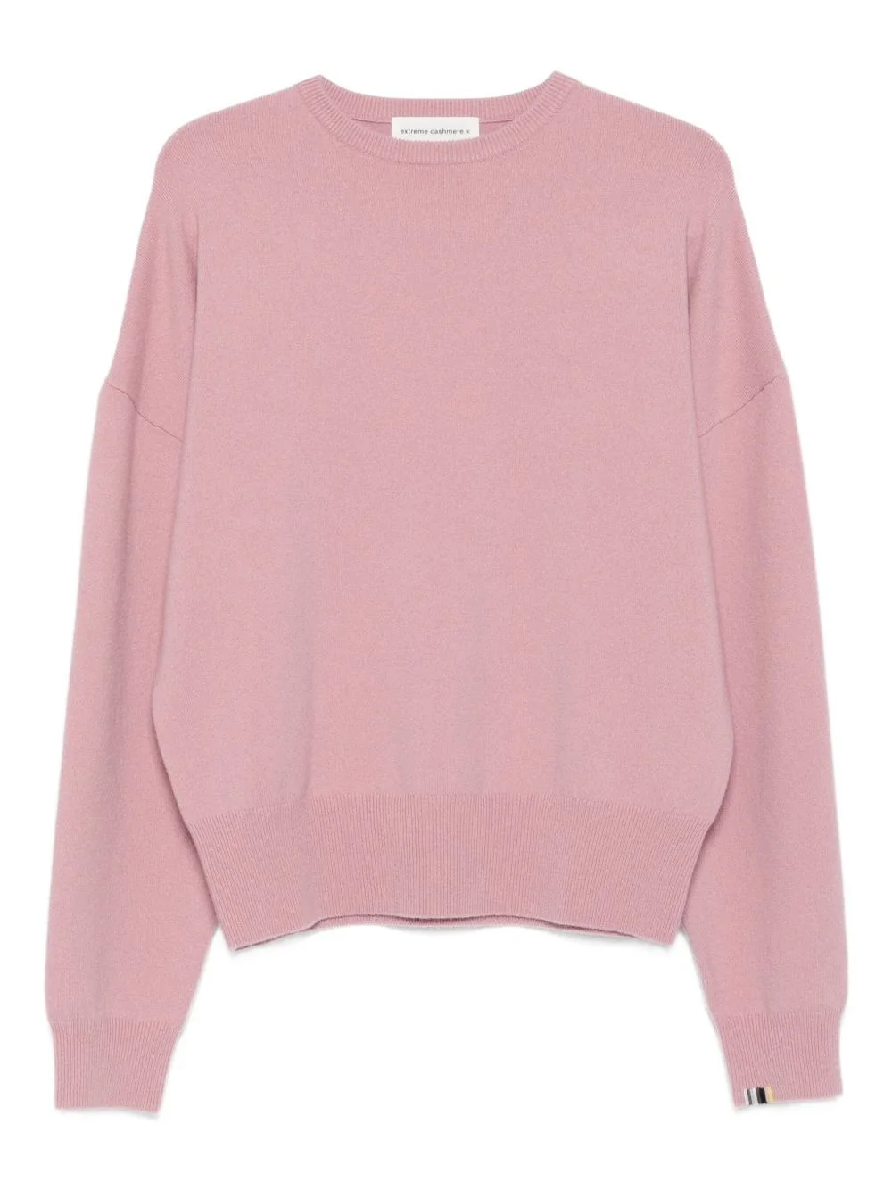 round-neck cashmere sweater - 1