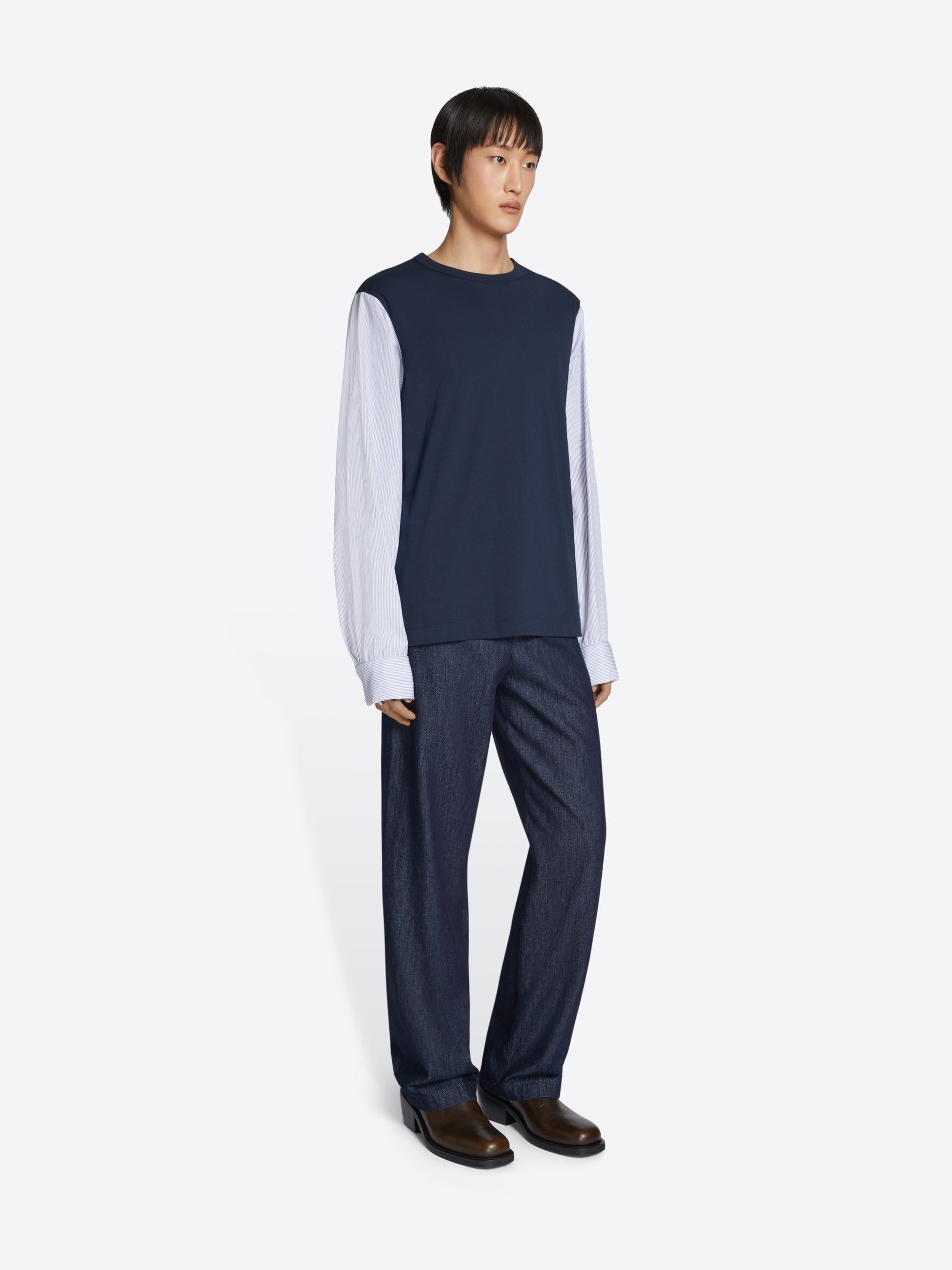 CUFFED SLEEVE TEE - 3